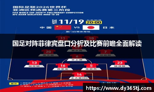 国足对阵菲律宾盘口分析及比赛前瞻全面解读